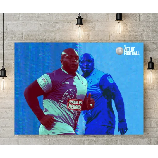 Wycombe Wanderers FC Adebayo Akinfenwa Pop-art Canvas Print