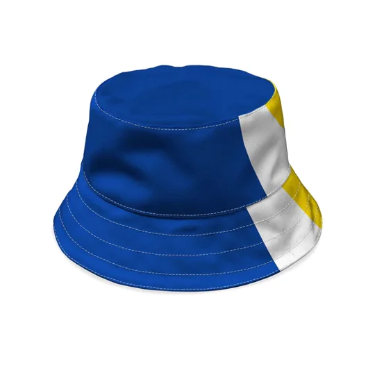 Retro Cardiff football bucket hat made from 380gsm heavy canvas