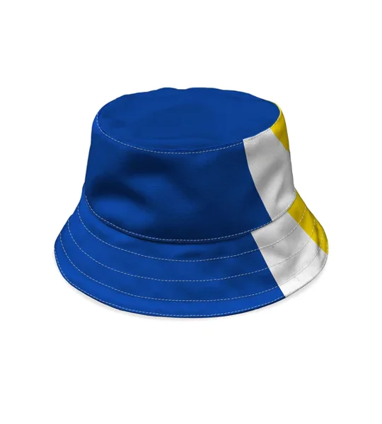 Retro Cardiff football bucket hat made from 380gsm heavy canvas