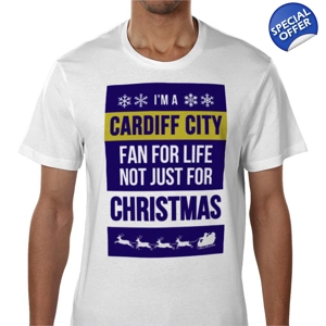 Cardiff Fan for Life Christmas T-Shirt