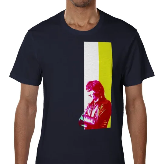 Cardiff Legend Robin Friday Iconic Legend T-shirt Blue