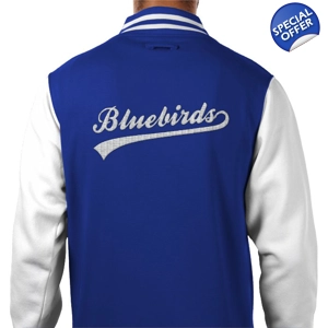 Cardiff Bluebirds Retro Style Varsity Jacket