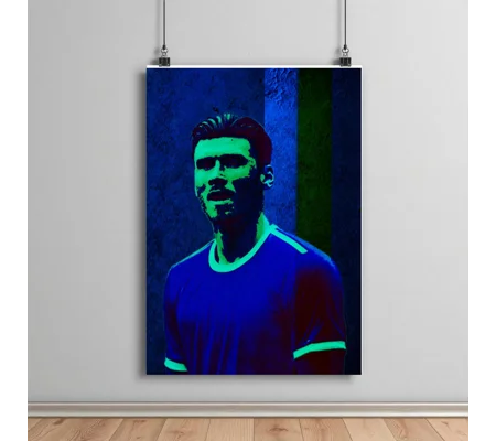 Cardiff-Inspired Moore football art Poster