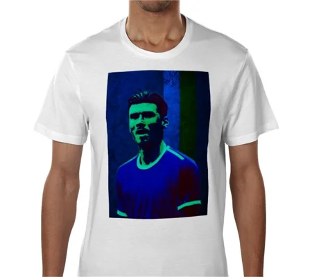 Cardiff-Inspired Moore football art T-Shirt