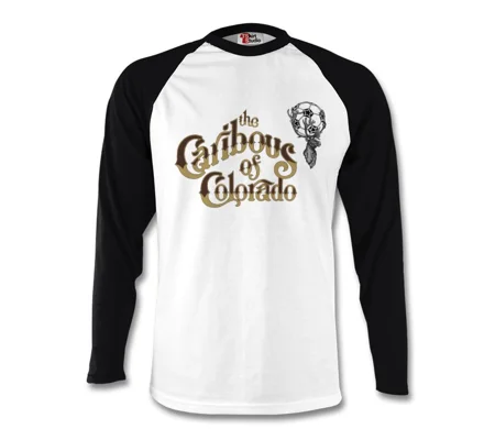 Caribous of Colorado Iconic Retro Long Sleeved T-shirt