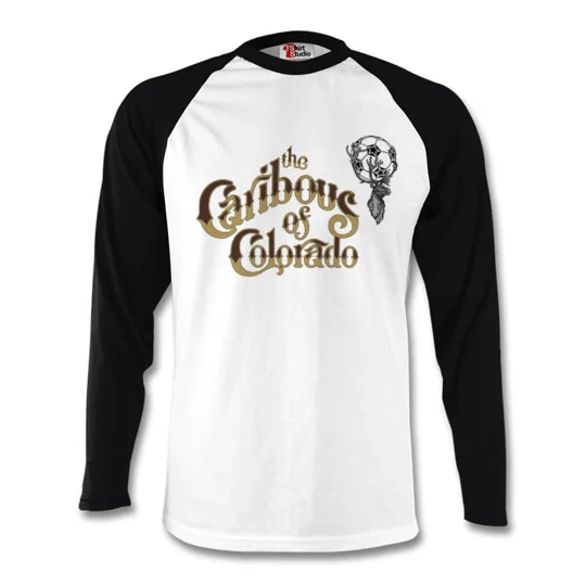 Caribous of Colorado Iconic Retro Long Sleeved T-shirt