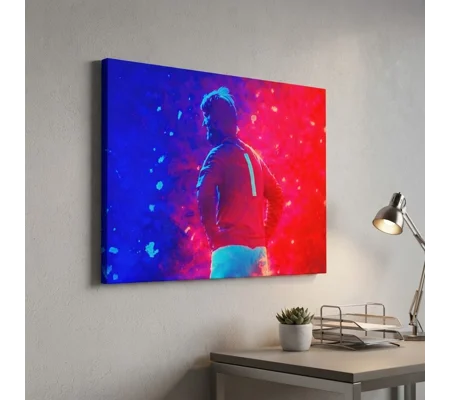 Carlisle Football Legend Allan Ross-Inspired Art Tribute Canvas Print
