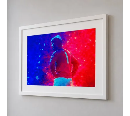 Carlisle Football Legend Allan Ross-Inspired Art Framed Print