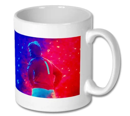 Carlisle Football Legend Allan Ross-Inspired Art Tribute Mug