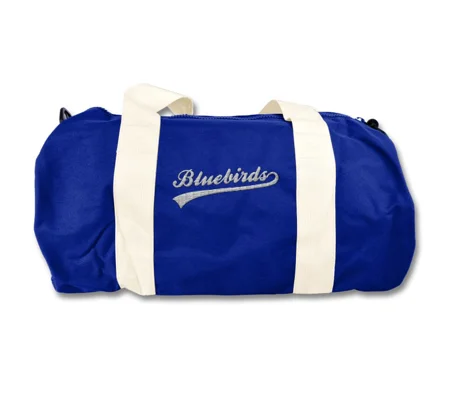 Bluebirds Retro Style Sports Holdall Barrel Kitbag