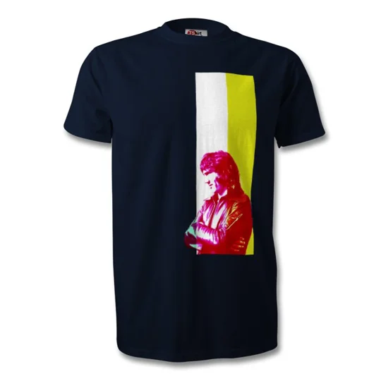 Cardiff Legend Robin Friday Iconic Legend T-shirt Blue