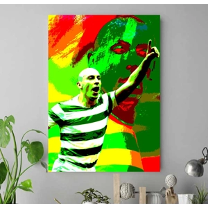 Celtic Scott Brown Iconic Legend Canvas Art Print