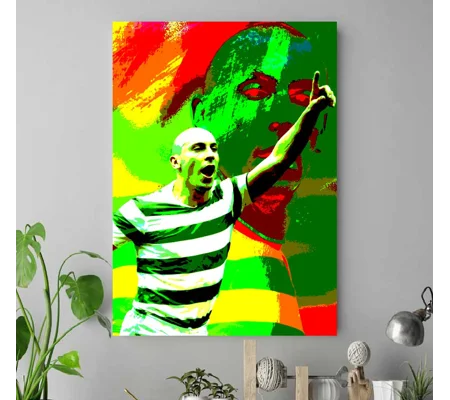 Celtic Scott Brown Iconic Legend Canvas Art Print