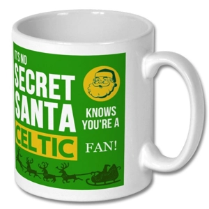 Celtic Secret Santa Christmas Football Gift Mug