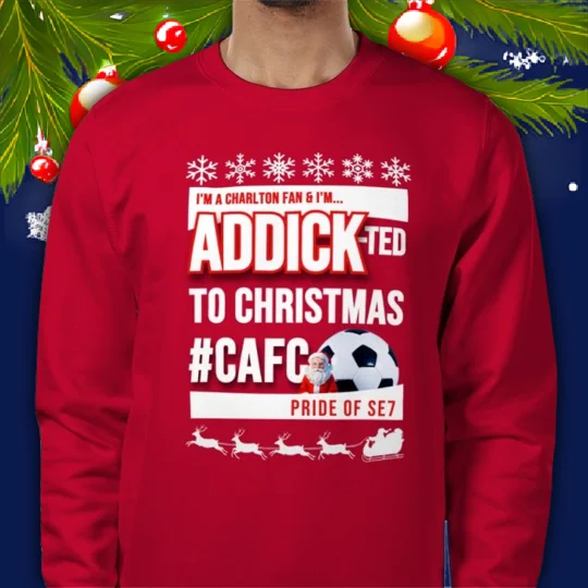 Addick Christmas Sweatshirt | Charlton-Inspired Seasonal Gift