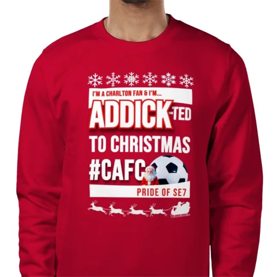 Addick Christmas Sweatshirt | Charlton-Inspired Seasonal Gift