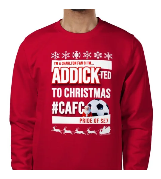 Addick Christmas Sweatshirt | Charlton-Inspired Seasonal Gift