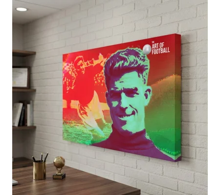 Charlton-Inspired Bartram Football Tribute Artwork Canvas Print