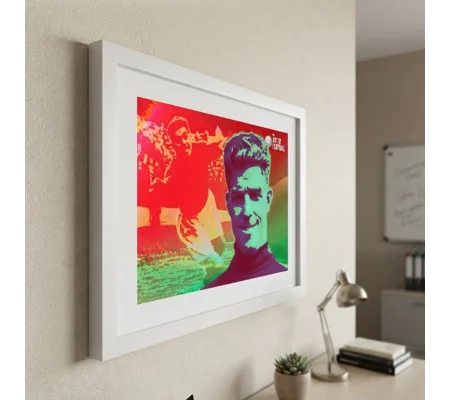 Charlton-Inspired Sam Bartram Football Tribute Artwork Framed Print