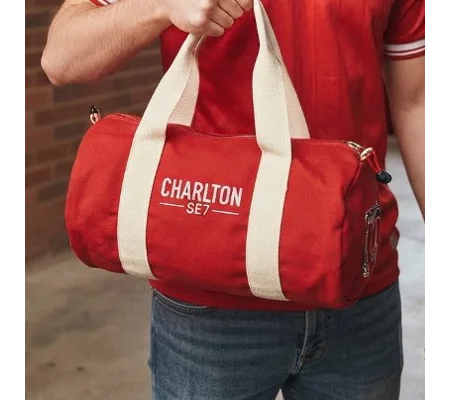 SE7 Charlton-Inspired Retro Style Vintage Football Kitbag