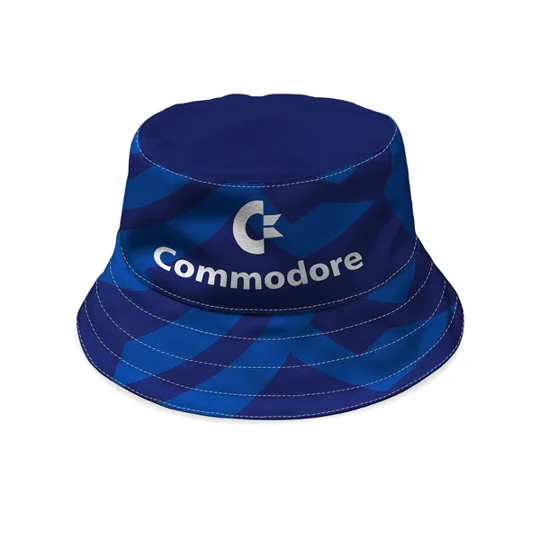 Retro Chelsea-inspired bucket hat showing the classic 1991 home-style design