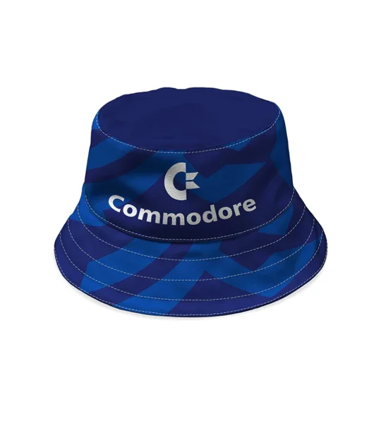 Retro Chelsea-inspired bucket hat showing the classic 1991 home-style design