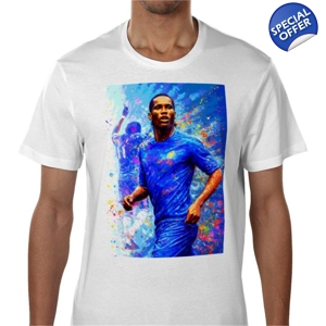 Chelsea Drogba Creative Football T-Shirt | Soccer Tee