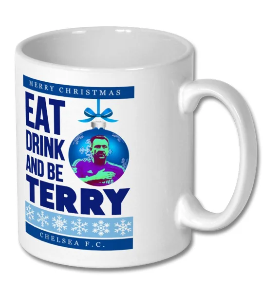 Chelsea Eat Drink and Be Terry Christmas Mug
