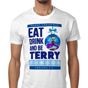 Chelsea Eat Drink and Be Terry Christmas T-Shirt