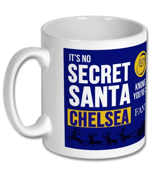 Chelsea Secret Santa Christmas Gift Mug