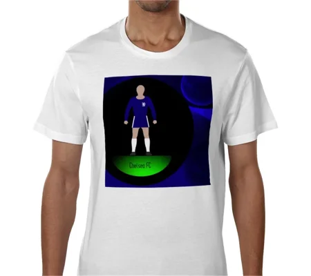 Chelsea-Inspired Football Figure Art T-Shirt | Fan Tee