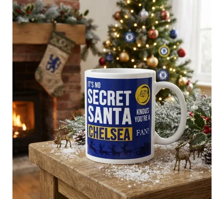 Chelsea-Inspired Secret Santa Christmas Gift Mug