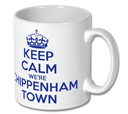 Keep Calm we're Chippenham Novelty Fan Mug