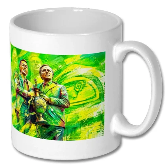 Clough and Taylor Derby-Inspired Football Legends Art Mug