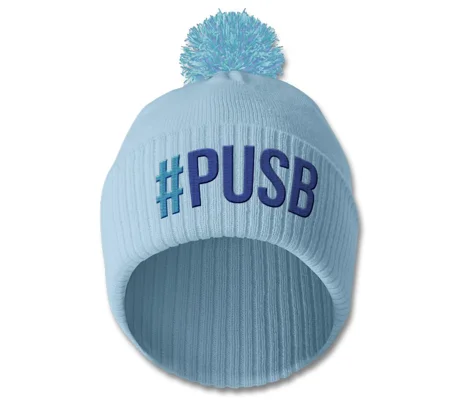 Coventry Hashtag Embroidered Retro-style Bobble Hat