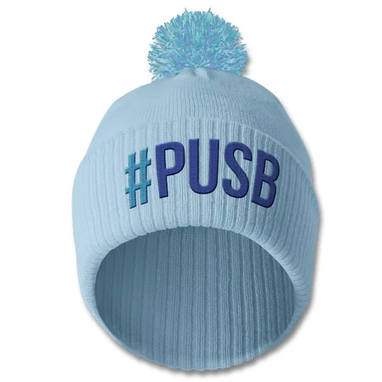 Retro-style Coventry-inspired football bobble hat for football fans