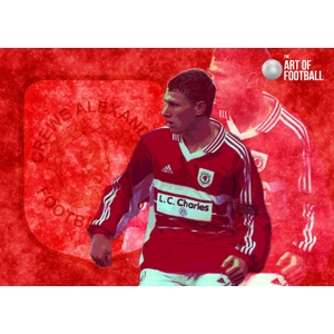 Crewe Alexandra FC Seth Johnson Iconic Legend Digital Print