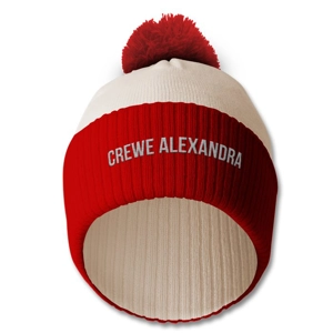 Crewe Alexandra FC Embroidered Retro-Style Bobble Hat