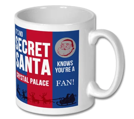 Crystal Palace Secret Santa Christmas Gift Mug