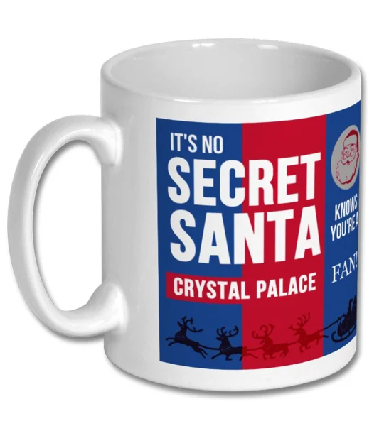 Crystal Palace Secret Santa Christmas Gift Mug