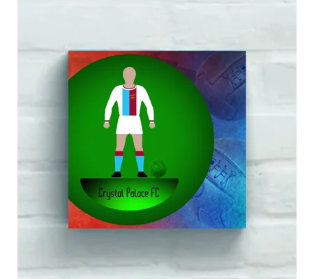 Crystal Palace Figure Art 20 x 20in Canvas Print | Soccer Wall Art