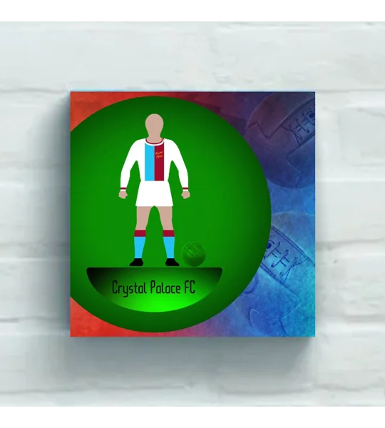 Crystal Palace Figure Art 20 x 20in Canvas Print | Soccer Wall Art