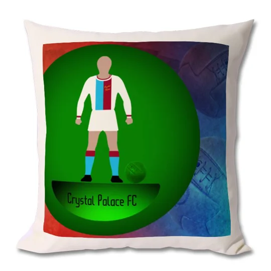 Crystal Palace Football Figure Art Cushion | Footie Gift Idea
