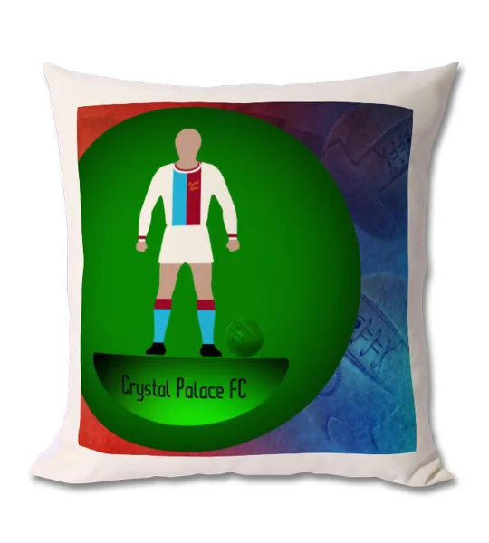 Crystal Palace Football Figure Art Cushion | Footie Gift Idea