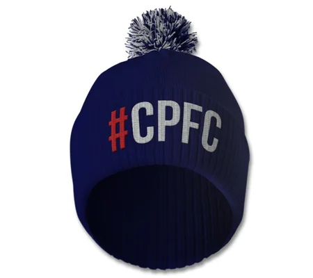 CPFC Hashtag Embroidered Retro-Style Bobble Hat