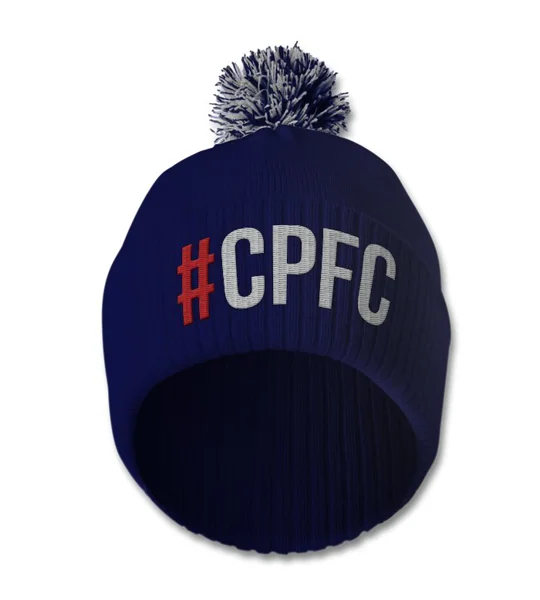 CPFC Hashtag Embroidered Retro-Style Bobble Hat