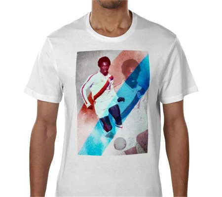 Crystal Palace Vince Hilaire Iconic Football Art T-Shirt | Soccer Tee