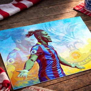 Crystal Palace Legend Wilfried Zaha Pop-art Digital Print