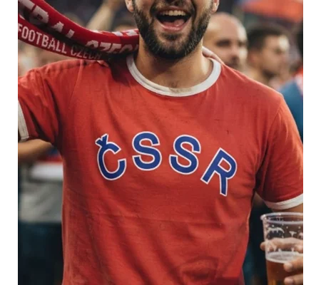 Czechoslovakia CSSR Retro Vintage Football-Inspired T-Shirt