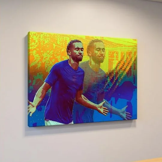 DCL | Everton-Inspired Football Pop Art-Style Canvas Wall Art